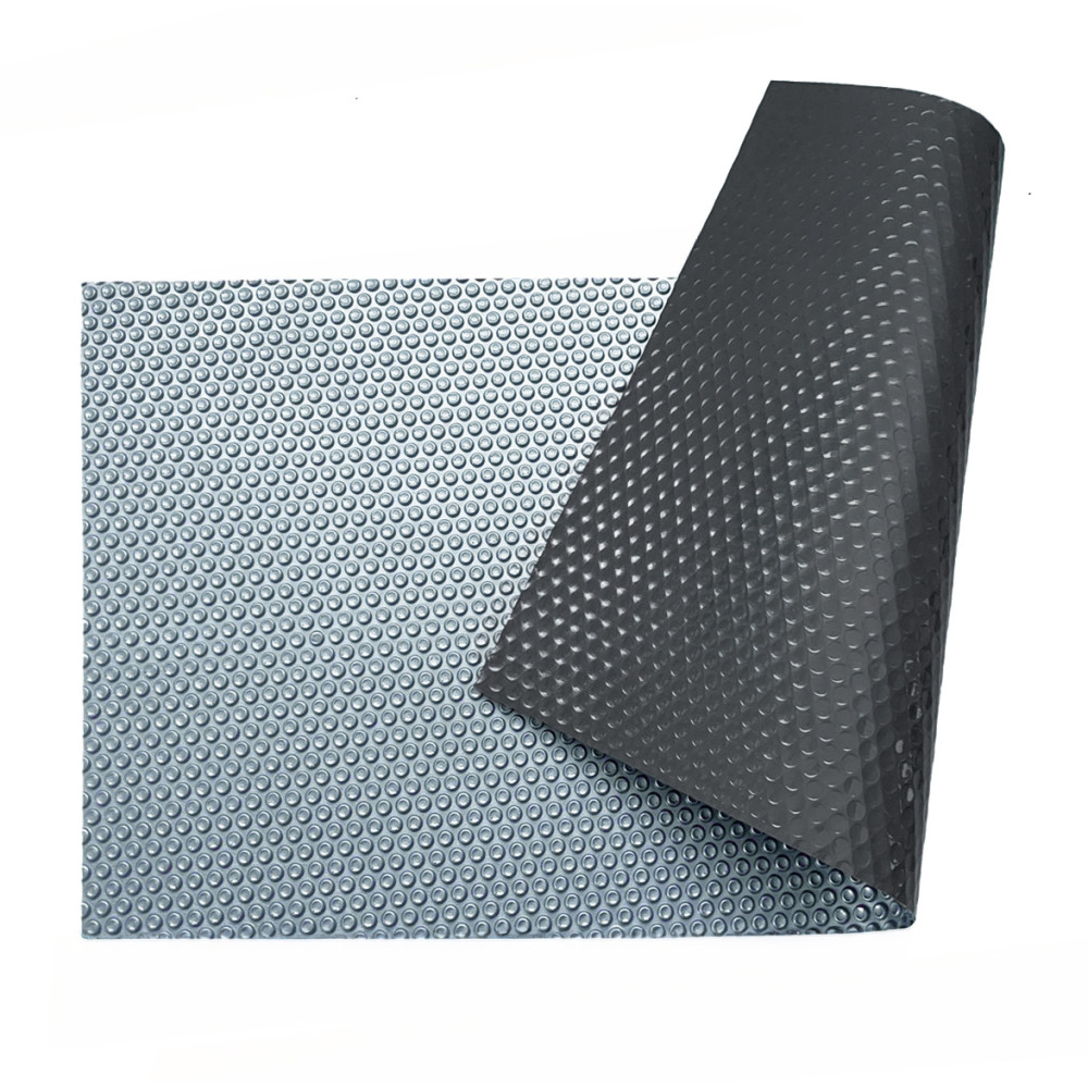 Солярное покрытие Aquaviva Platinum Bubbles-Gray-5-750, ширина 7.5 м (30 пог. м), серебристый/серый