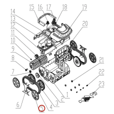 Колпак колеса для пылесоса Wybotics WY200
