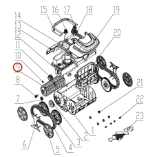 Комплект роликов для пылесоса Wybotics WY200