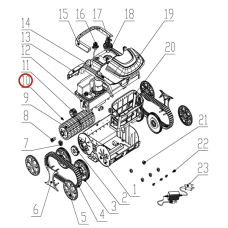 Гайка для пылесоса Wybotics WY200
