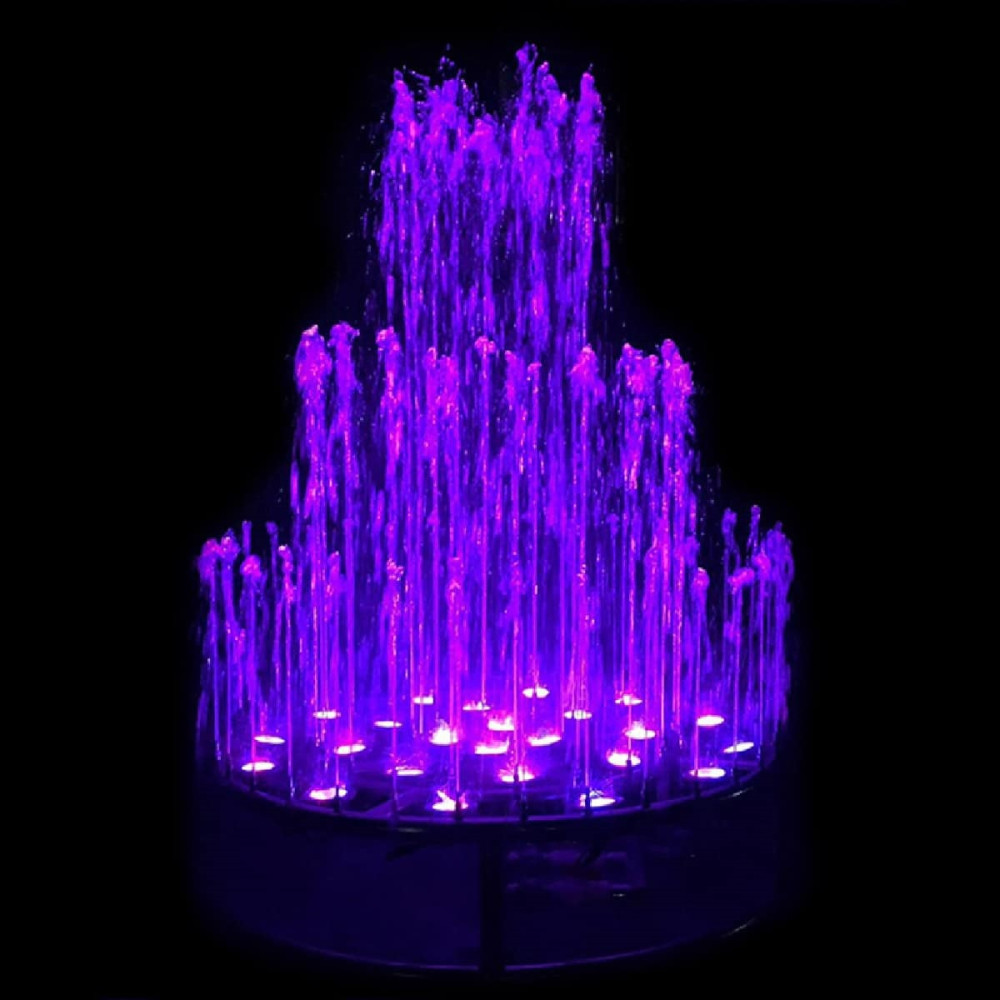 Фонтан музыкальный Aquaviva круглый 1.5 метр, 62 форсунки.