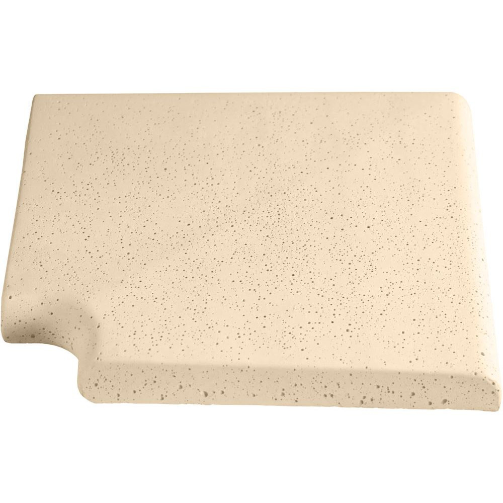 Угловой копинговый камень Aquazone Tuff 250x300x50-25 мм, бежевый