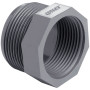 Втулка-футорка ПВХ Effast RERRCE040D короткая, резьбовая 1-1/4"x1"