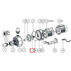 Крыльчатка для насоса Emaux SB10/SR10 (1311004)