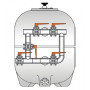 Пятикрановая обвязка Hayward HCB2004UN, 200 мм