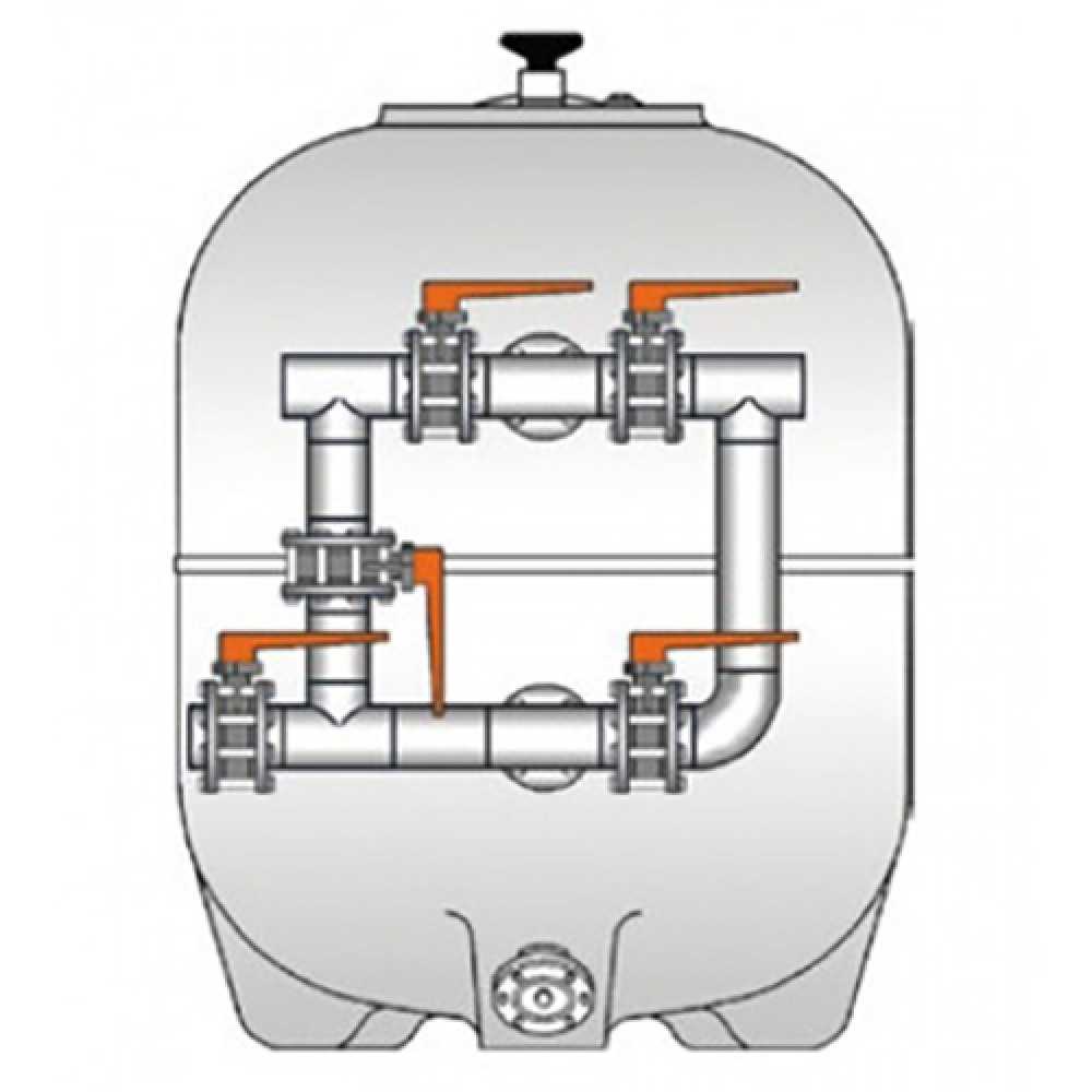 Пятикрановая обвязка Hayward HCB754UN, 75 мм