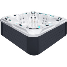 Гидромассажный бассейн Passion Spas Excite Mighty Wave (224x224x91 см), Серебристо-белый