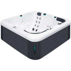 Гидромассажный бассейн Passion Spas Refresh (204х204х85 см), Серебристо-белый