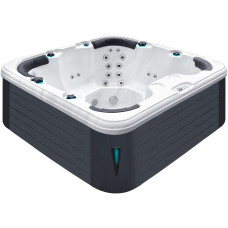 Гидромассажный бассейн Passion Spas Rewind (204х204х85 см), Серебристо-белый