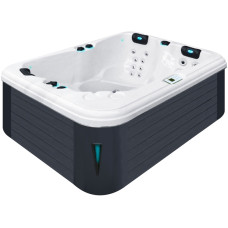 Гидромассажный бассейн Passion Spas Renew (208х155х83 см), Серебристо-белый