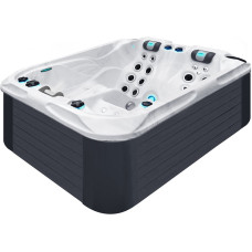 Гидромассажный бассейн Passion Spas Soulmate (213х165х84 см), Серебристо-белый