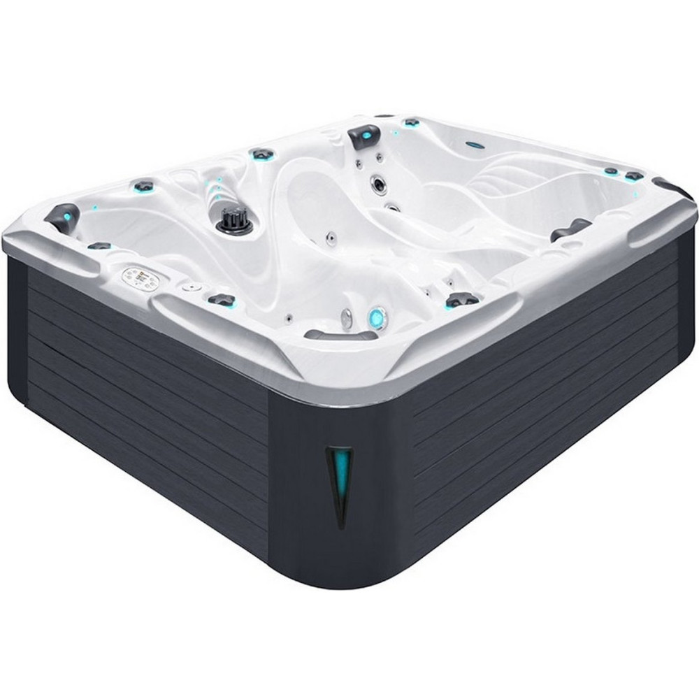 Гидромассажный бассейн Passion Spas Desire (278х228х91 см), Серебристо-белый