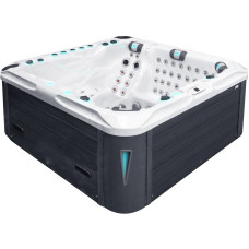 Гидромассажный бассейн Passion Spas Felicity Mighty Wave (230x230x91 см), Серебристо-белый