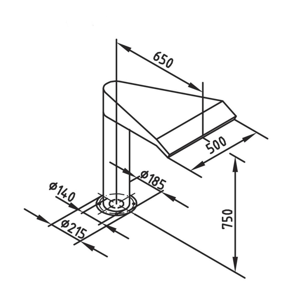 Водопад FitStar Classico Midi (750х500 см) с насосом 2.6 кВт