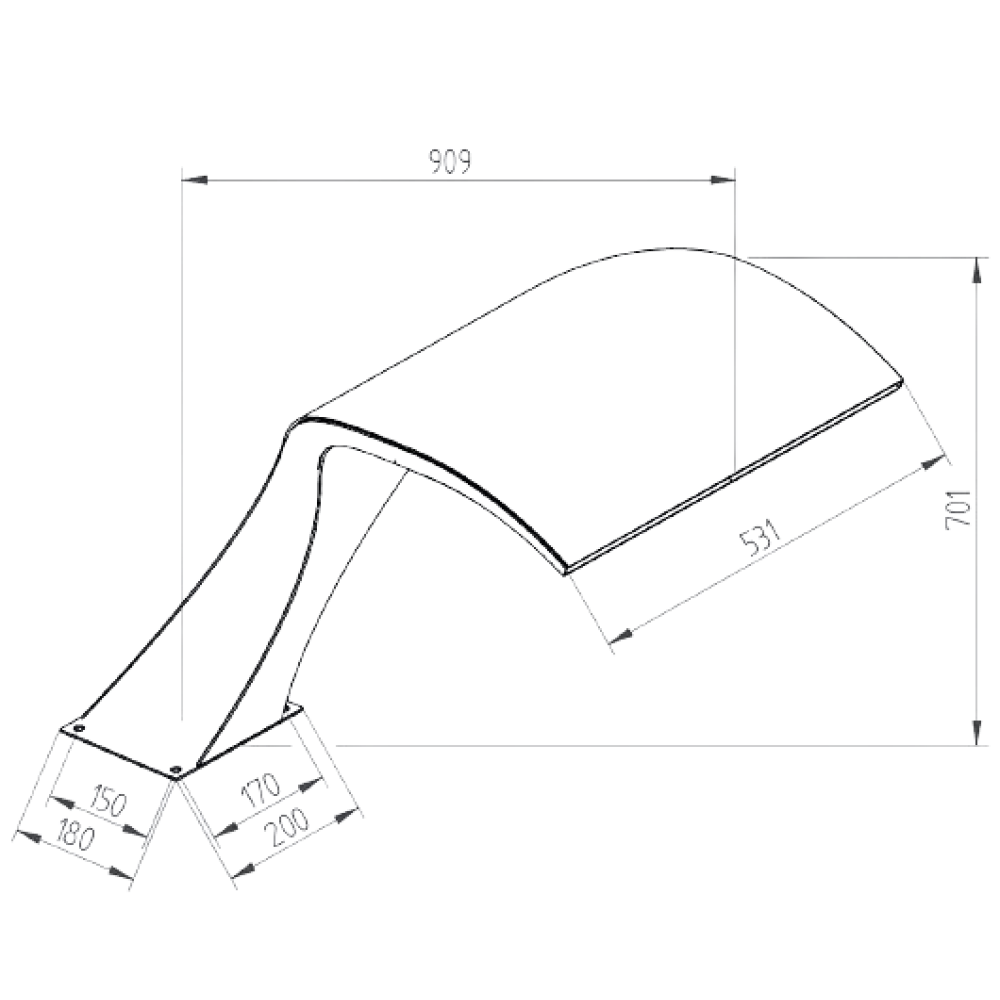 Водопад FitStar Orca (701x531 мм)