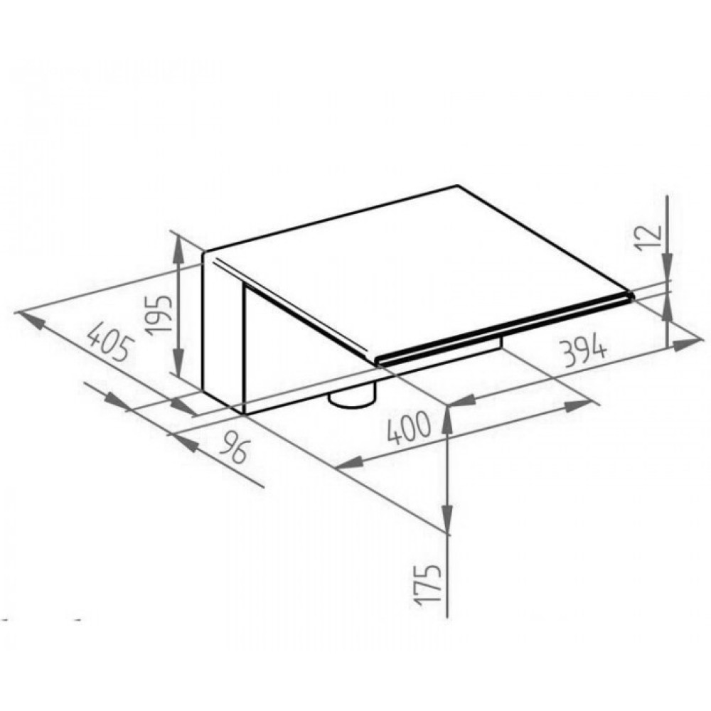 Водопад FitStar Helgoland (175x394 мм), для морской воды