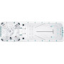 Плавательный SPA бассейн Passion Spas Vitality Deep (708x225x155 см), Серебристо-белый