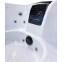 Гидромассажный бассейн Passion Spas Flame (190х190х81 см), серебристо-белый