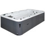 Плавательный SPA бассейн Passion Spas Aquatic 1 Eco (400x228x126 см), Серебристо-белый