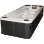 Плавательный SPA бассейн Passion Spas Aquatic 2 (600x228x126 см), серебристо-белый.