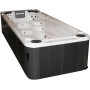 Плавательный SPA бассейн Passion Spas Aquatic 2 (600x228x126 см), серебристо-белый.