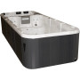 Плавательный SPA бассейн Passion Spas Aquatic 3 (580x224x126 см), серебристо-белый.