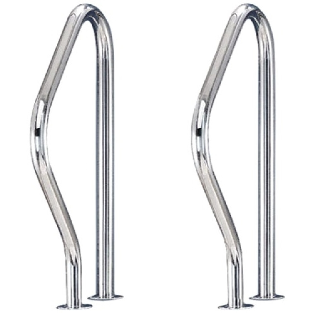 Поручень для бассейна Flexinox из двух частей, длина 440 мм, AISI-316L (2 шт.)