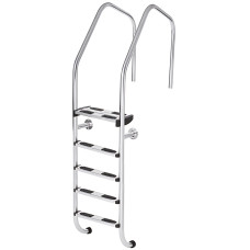Лестница для бассейна Flexinox Overflow Special (5 ступеней), AISI-316L Лестница для бассейна Flexinox Overflow Special (5 ступеней), AISI-316L