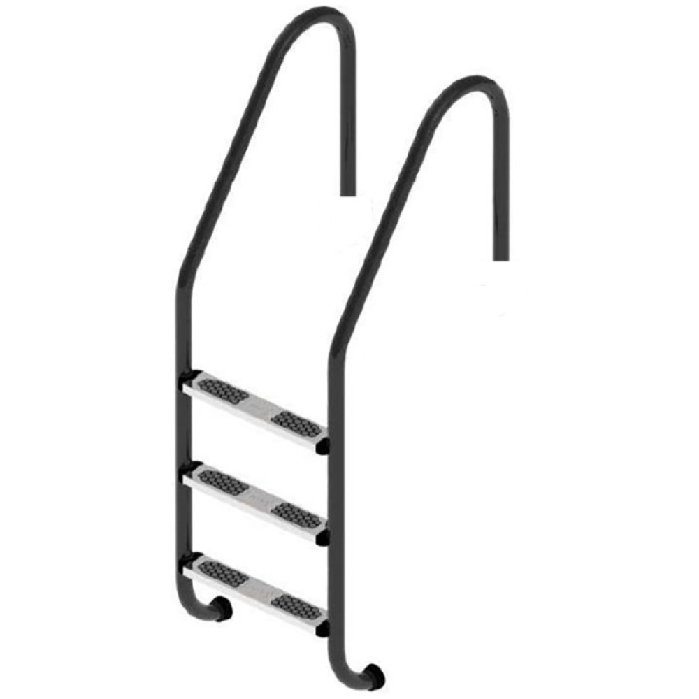 Лестница для бассейна Flexinox Standard Nero (3 ступени) Black, AISI-316L