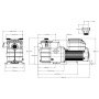 Насос Hayward Max Flo VS SP1811VS (220 В, 13.5 м3/ч, 1.1 HP), 4-х скоростной