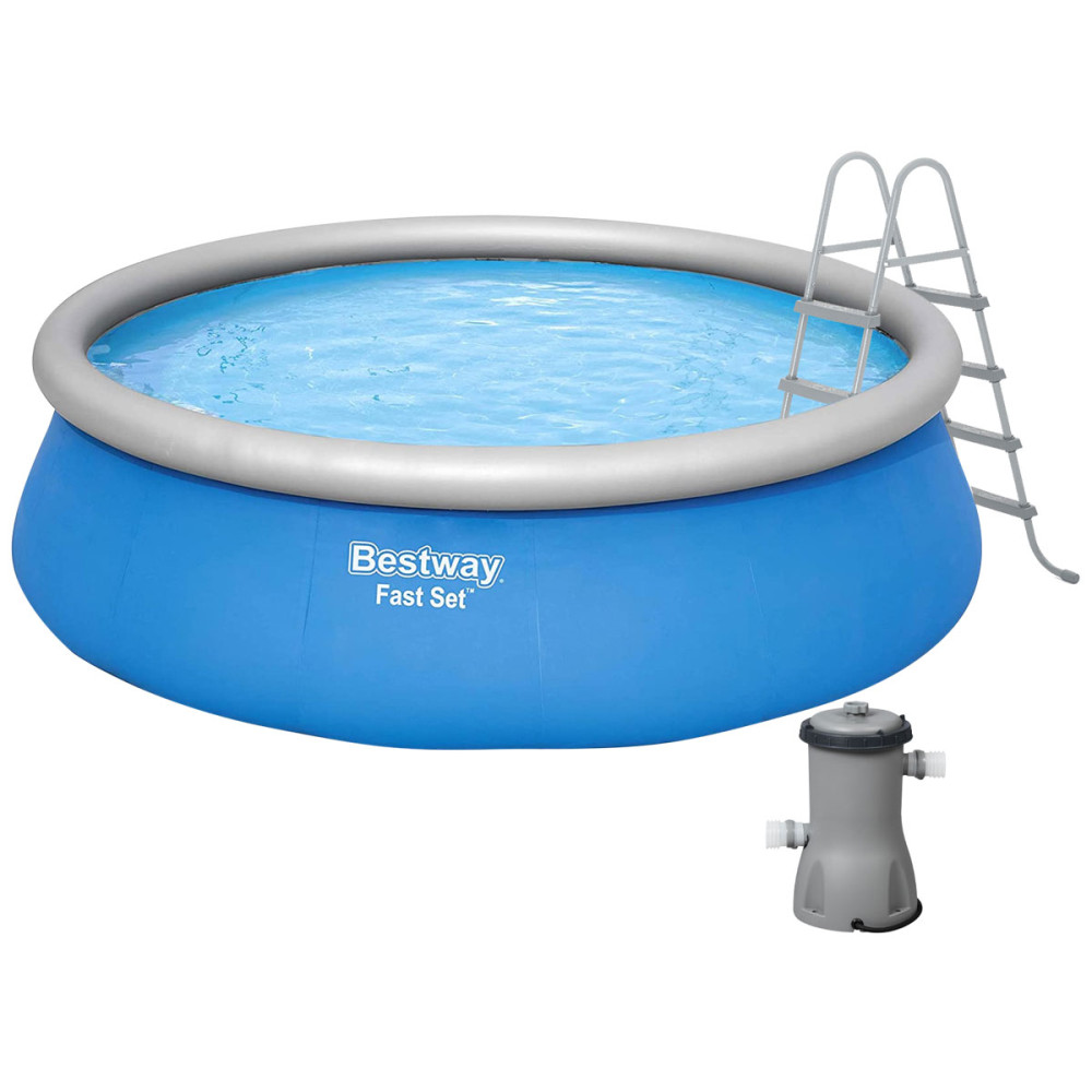 Надувной бассейн Bestway 57289 (457х122) с картриджным фильтром.