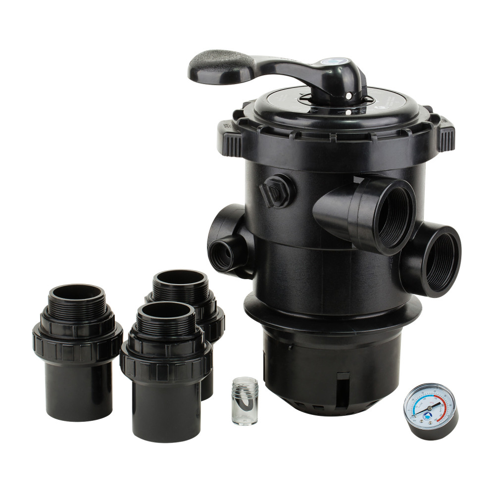 Кран шестиходовой Emaux MPV08 (2'', верхнее подключение)