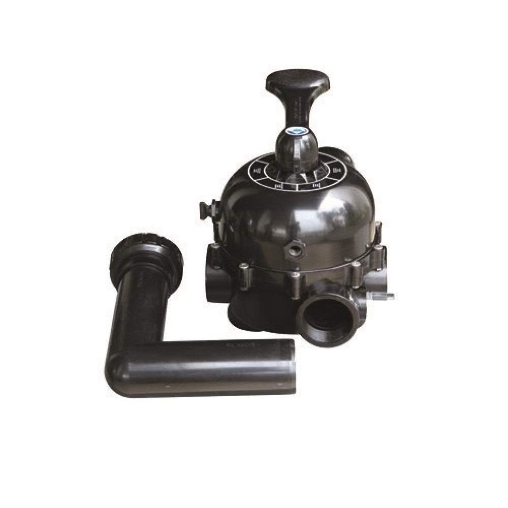 Кран шестиходовой Emaux MPV04 (88280812B), (2", боковое подключение)