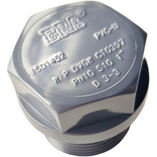 Заглушка ПВХ Era US01025 резьбовая, d3/4"