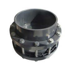 Обратный клапан ПВХ Era межфланцевый, с фланцами d140 мм.