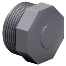ПВХ заглушка Effast RERTAE050F с наружной резьбой d1-1/2"