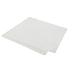 Угловой копинговый камень Aquazone 400x500x50-25 мм, белый.