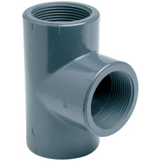 ПВХ тройник Effast RERTIE110L 90° с внутренней резьбой, d4"