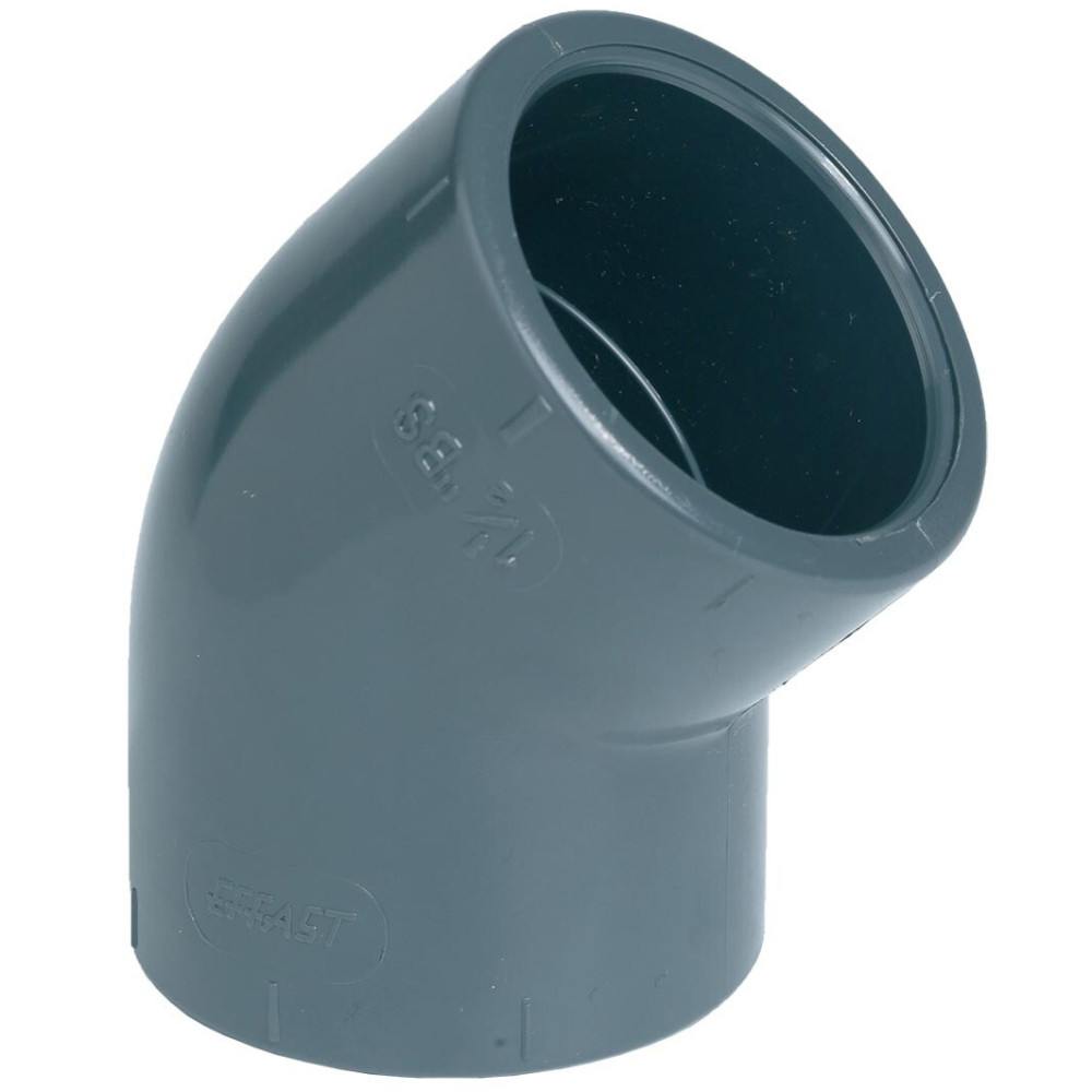 Колено ПВХ Effast RDRGYD2250 45°, d225 мм