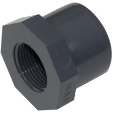 Редукционное кольцо ПВХ Praher с резьбой, d50х3/4" Редукционное кольцо ПВХ Praher с резьбой, d50х3/4"