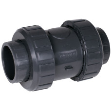 Пружинный клапан ПВХ Praher S4, d32 мм. Пружинный клапан ПВХ Praher S4, d32 мм.