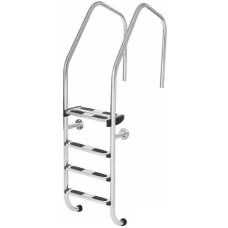 Лестница для бассейна Hayward Munich (4 ступени), для широкого борта, AISI-316