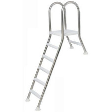 Летница для полууглубленных бассейнов Hayward (5 ступеней), AISI-304