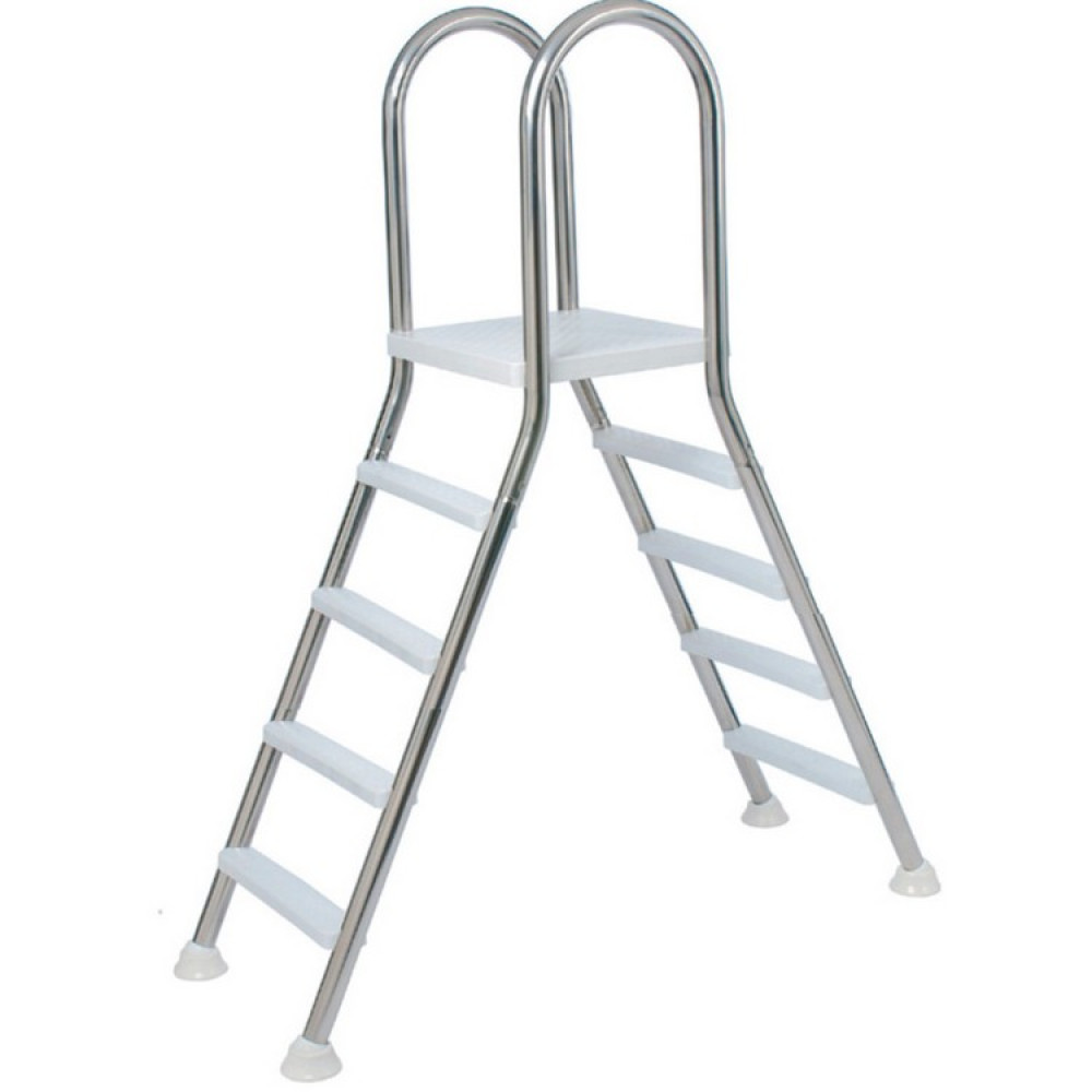 Лестница для наземных бассейнов Hayward (4 ступени), AISI-304.