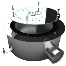Плато аэромассажное Aquaviva круглое (Ø200) AISI-304, лайнер 2"
