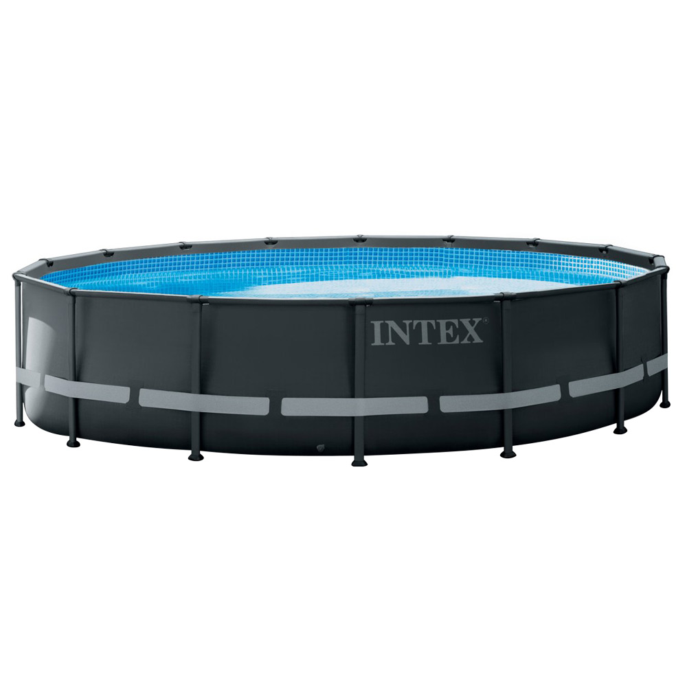 Каркасный бассейн Intex 26326 ULTRA XTR (488х122 см) с песочным фильтром, лестницей и тентом.