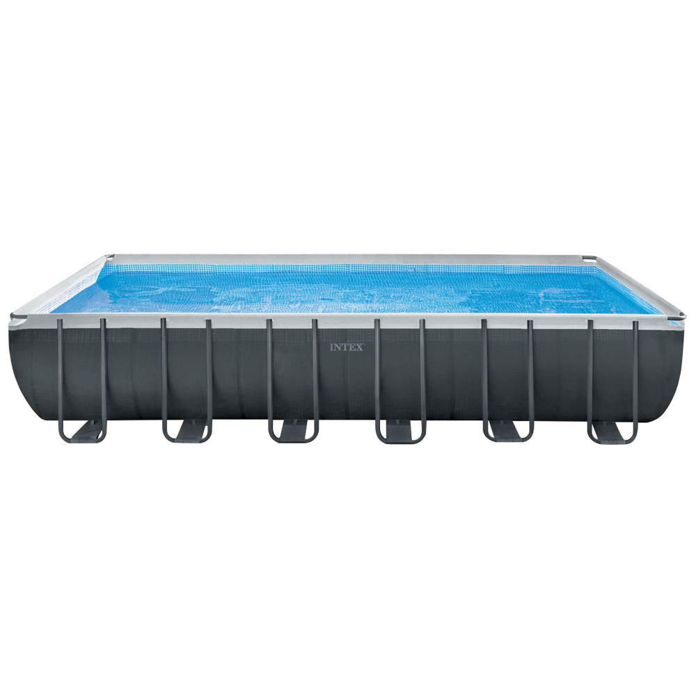 Каркасный бассейн Intex 26368 ULTRA XTR (732х366х132 см) с песочным фильтром, лестницей и тентом.