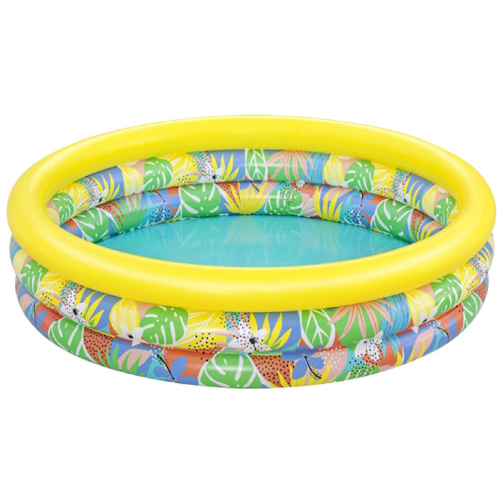 Детский надувной бассейн Bestway 51203 (168x38 см) Цветочный рай