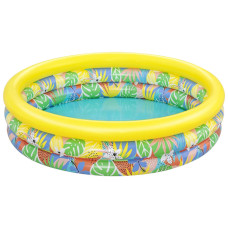Детский надувной бассейн Bestway 51203 (168x38 см) Цветочный рай