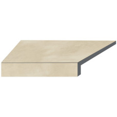 Угловой Г-образный элемент Aquaviva Patio Beige, 600x345x50(20) мм (левый/45°)